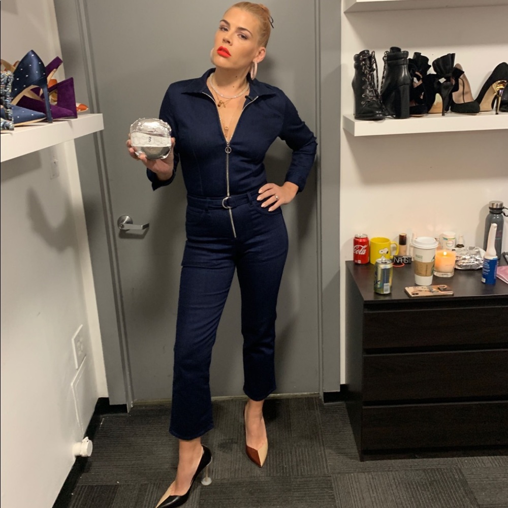 3x1 jean jumpsuit